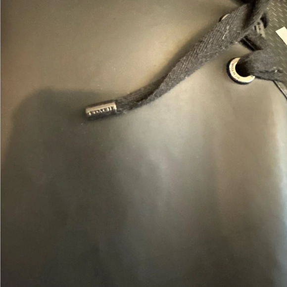 Coach Womens Tristee Mat Rubber Black Boots Lace Up Calf Fleece Lined size 6B‎ - Picture 6 of 10